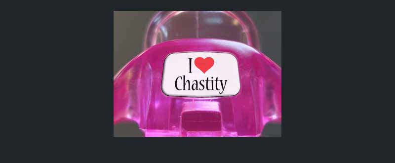 I LOVE Chastity - custom cartridge - Chastity cage