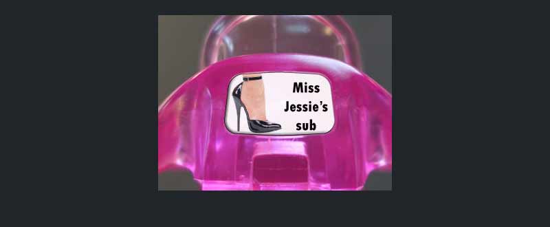 Male chastity device : Miss Jessie