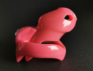 Male Chastity Device - Hot dark pink
