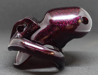 Male Chastity Device - Pearl red