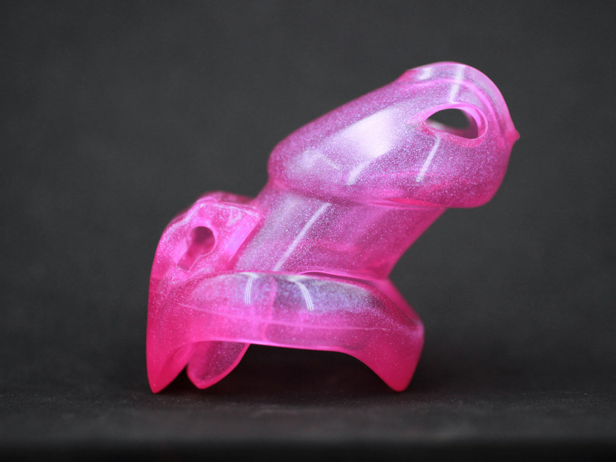 Chastity Cage - Pink diamond