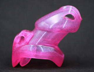 Male Chastity Device - Pink diamond