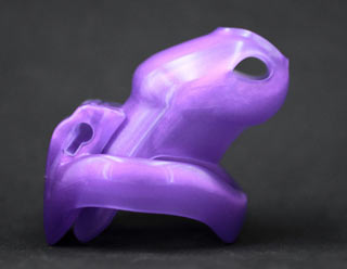 Male Chastity Device - Metallic purple