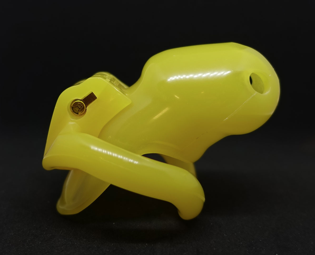 Chastity Cage - Yellow