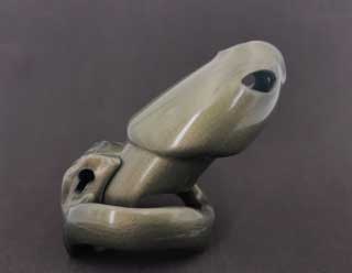 Male Chastity Device - Metallic Khaki