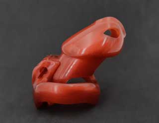Male Chastity Device - Red Coper