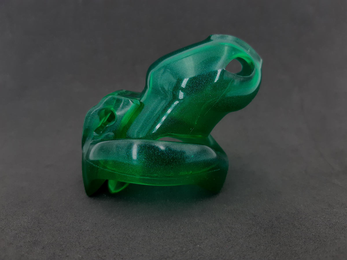 Chastity Cage - Mint Green Diamond