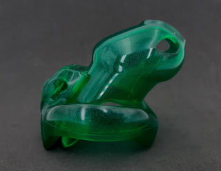 Male Chastity Device - Mint Green Diamond
